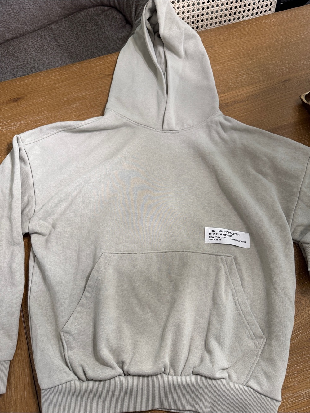 PacSun Men's Crewneck Hoodie in Light Sage